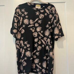 Scotch & Soda Black and Cream Graphic Tee